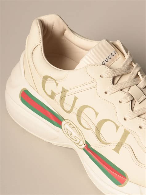 gucci sneaker wit|gucci white sneakers price.